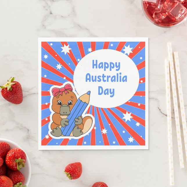 Happy Australia Day Napkins (Creator Uploaded)