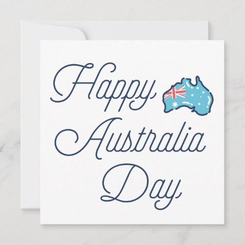 Happy Australia Day  Novelty Australia Day Card