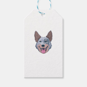 Happy Australian Cattle Dog  Gift Tags