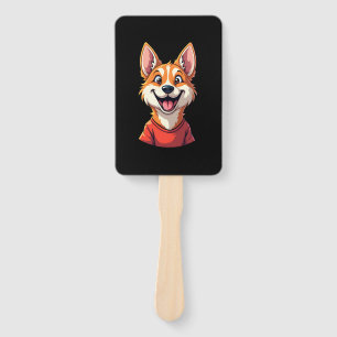 Happy Australian Cattle Dog Tank Top Hand Fan