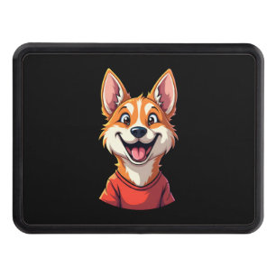 Happy Australian Cattle Dog Tank Top Hitch Cover