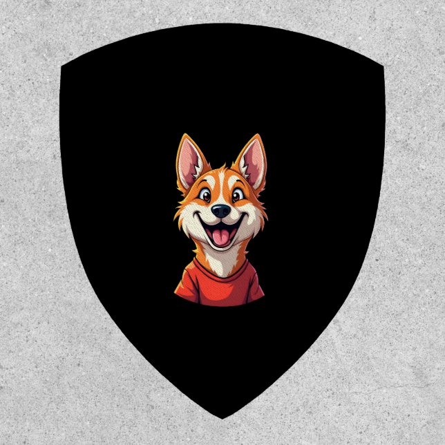 Happy Australian Cattle Dog Tank Top Patch (Front)