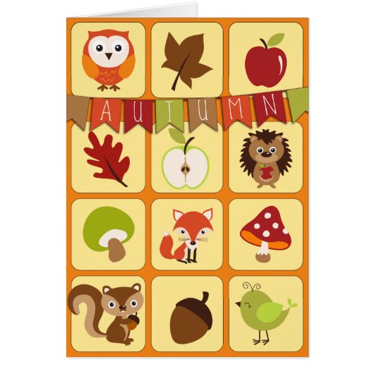 Happy Autumn Days Cards (Front)