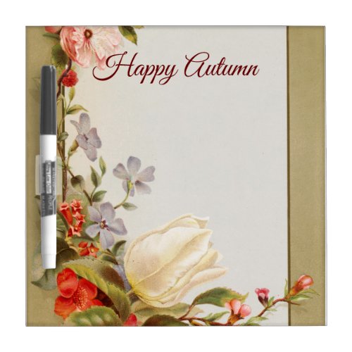 Happy Autumn Dry Erase Board