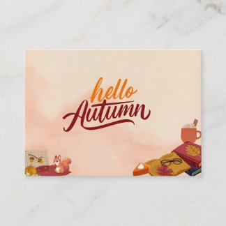 Happy Autumn Enclosure Card