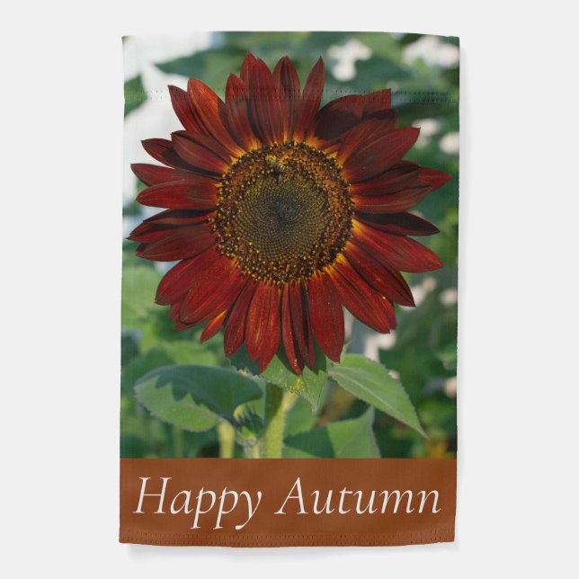 Happy Autumn Garden Flag (Front)