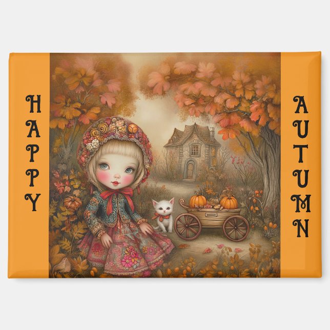 Happy Autumn Magnet (Front)
