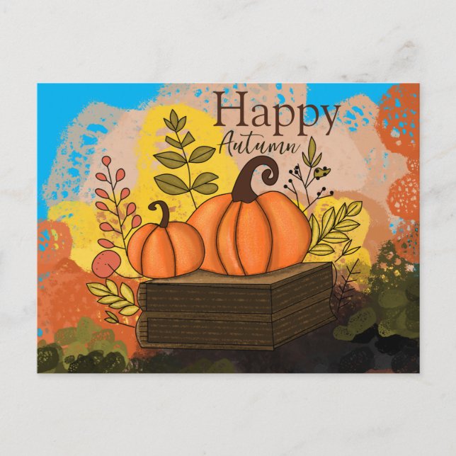 Happy Autumn  Postcard (Front)