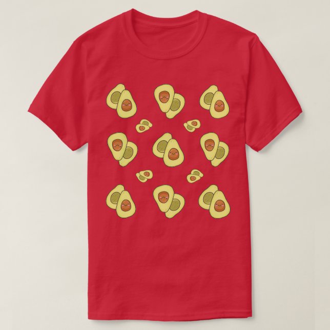Happy Avocado 28 T-Shirt (Design Front)