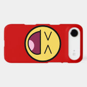 Happy Awesome Face Case-Mate Tough™ iPhone 4 Case (Back (Horizontal))