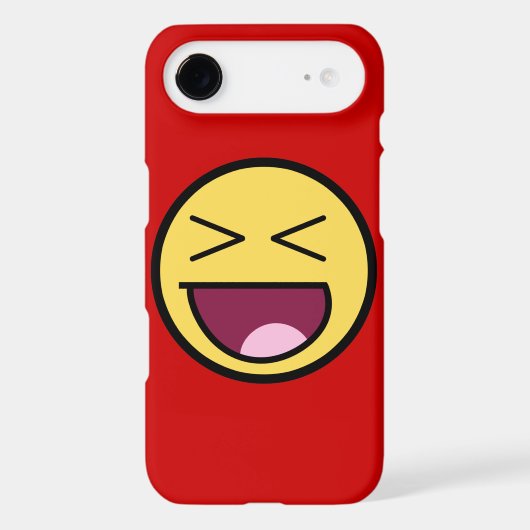 Happy Awesome Face Case-Mate Tough™ iPhone 4 Case (Back)