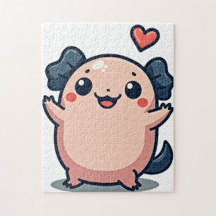 Happy Axolotl Jigsaw Puzzle