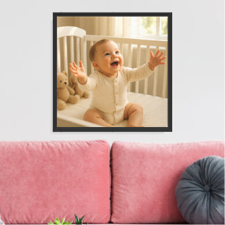 Happy Baby Canvas Print