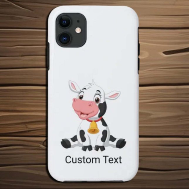 Happy Baby Cow Case-Mate iPhone Case (Creator Uploaded)