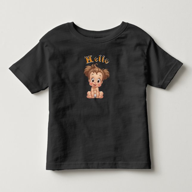 happy baby  joy, and happiness. toddler t-shirt (Front)