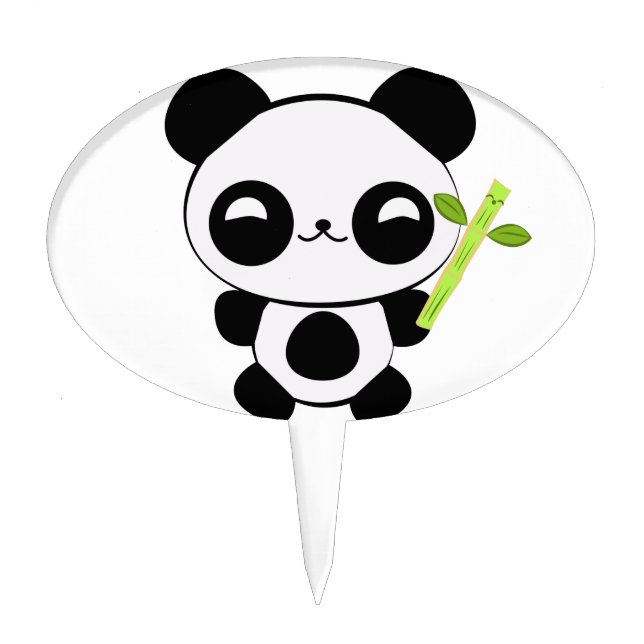 Happy Baby Panda Cake Topper (Front)