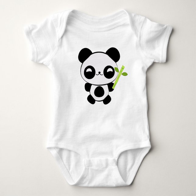 Happy Baby Panda Infant Creeper (Front)
