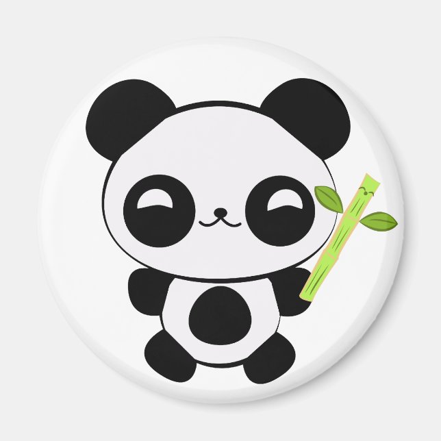 Happy Baby Panda Magnet (Front)