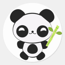 Panda Baby Shower Stickers Zazzle