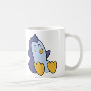 Happy Baby penguin choose background color Coffee Mug