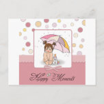 happy baby postcard