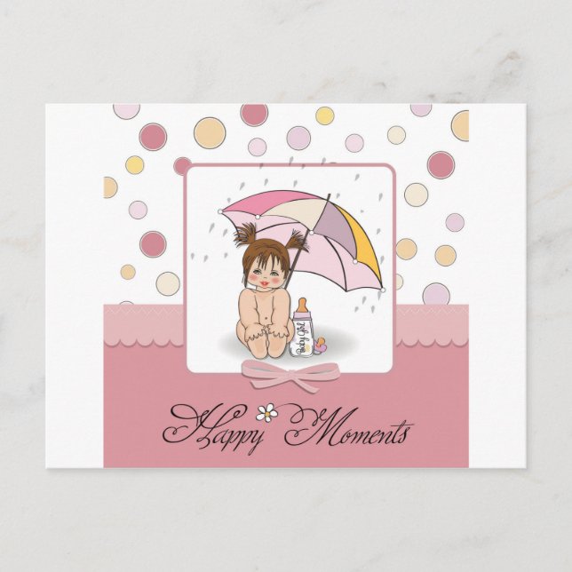 happy baby postcard (Front)