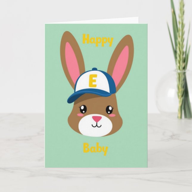 Happy Baby Woodland Card (Front)