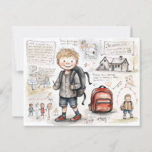 Happy Back to School Postcard