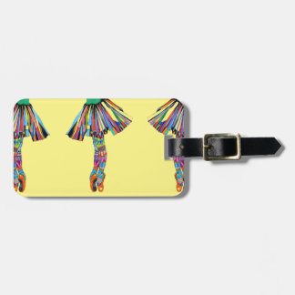 Happy Ballerina Luggage Tag