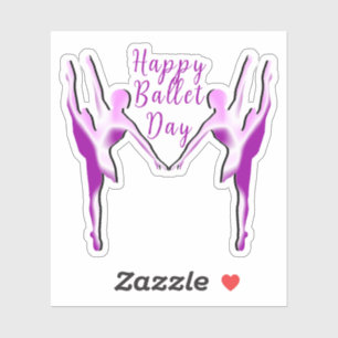 Happy Ballet Day Sticker