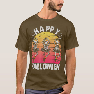 Happy Balletween Skeleton Ballerina Dancing Skelet T-Shirt