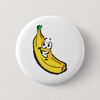 happy banana button