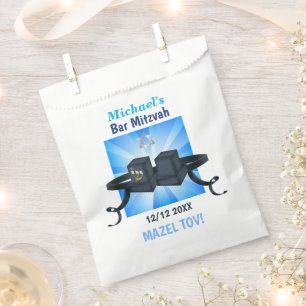 Happy Bar Mitzvah 20XX Tefillin Mazel Tov!  Favor Bag