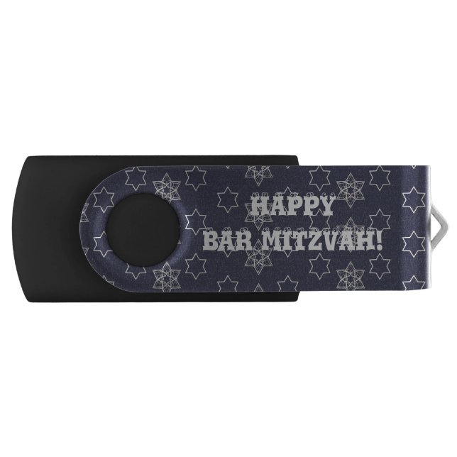 Happy Bar Mitzvah! Flash Drive (Front)