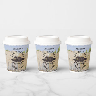 Happy Bar Mitzvah Jerusalem Kotel Western Wall Paper Cups