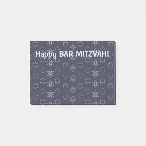Happy Bar Mitzvah Post_it Notes