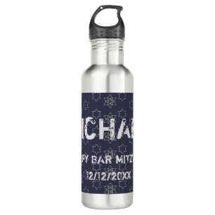 Happy Bar Mitzvah! Stainless Steel Water Bottle