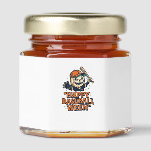 Happy Baseball Ween Vintage Halloween Baseball Des Honey Jar Favors
