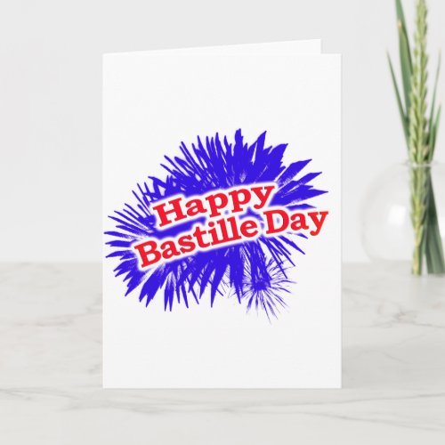 Happy Bastille Day Graphic Card