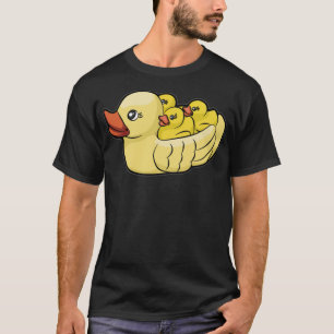 HAPPY BATHING DUCK bath tub rubber duck black lab T-Shirt