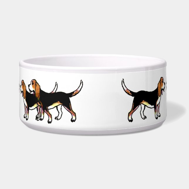 Happy Beagle Bowl (Front)