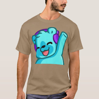 Happy Bear Waving Premium  T-Shirt