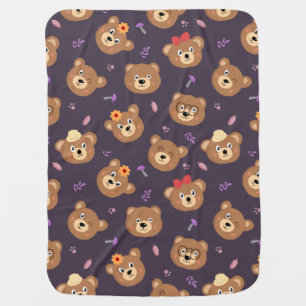 Happy Bears Baby Blanket
