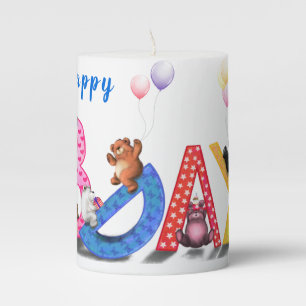 Happy Bears Birthday Candle
