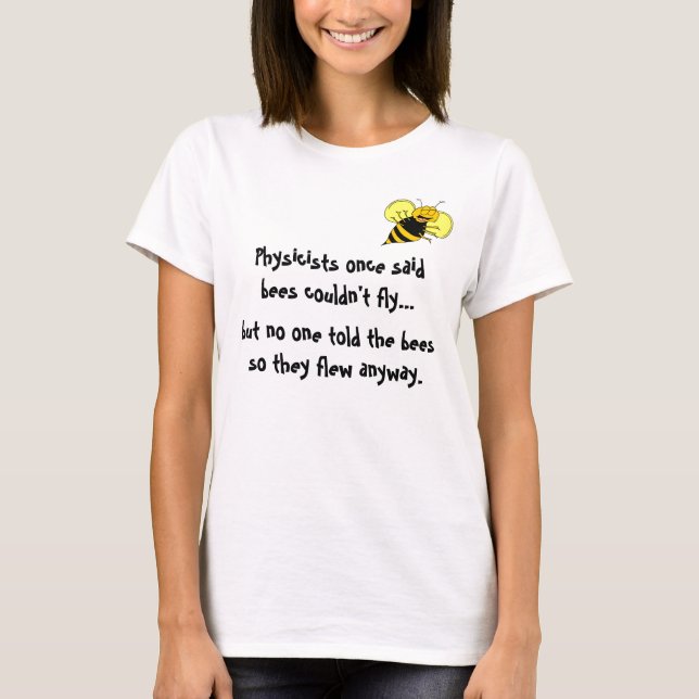 Happy Bee Cartoon Tee (Front)