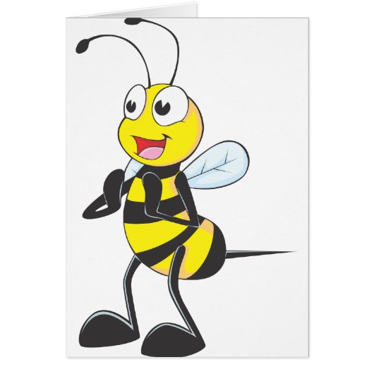 Happy Bee Clapping Cards (Front)