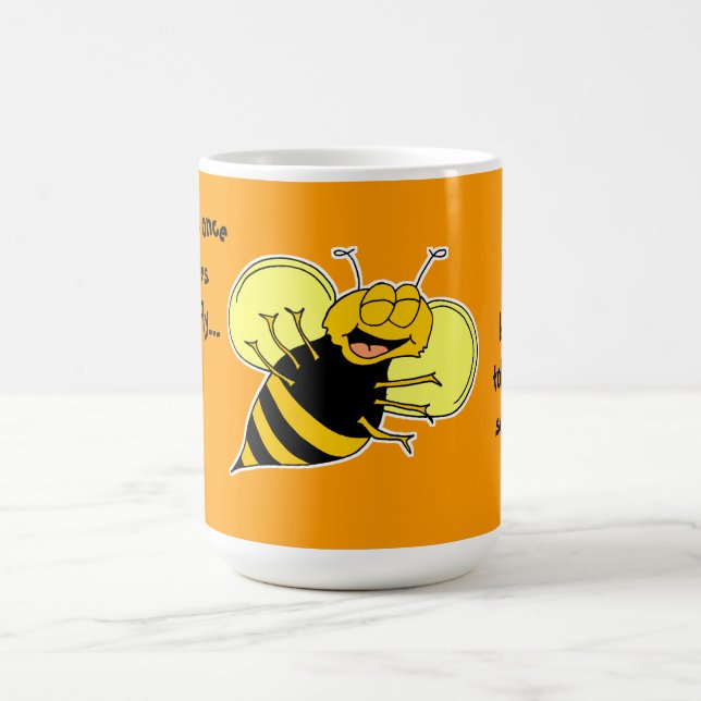 Happy Bee Coffee Mug (Center)