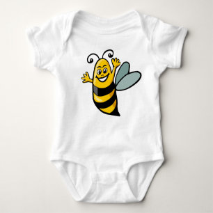 Happy Bee - Customized Baby Bodysuit