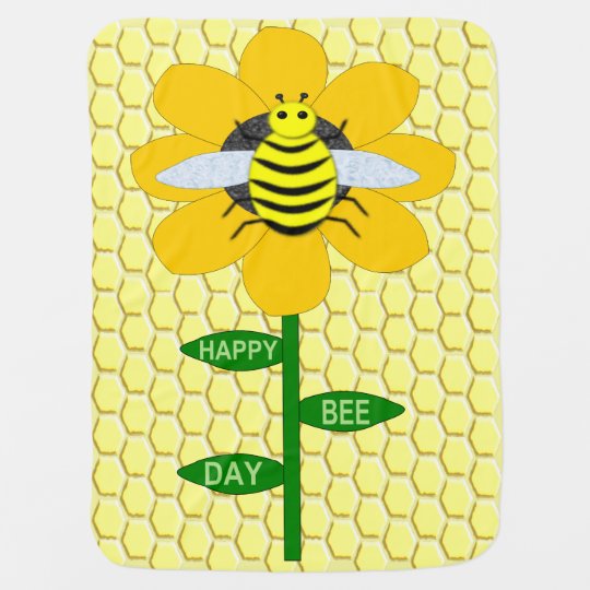 bee baby blanket
