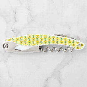 Happy Bee Day Birthday Bumblebee Waiter's Corkscrew